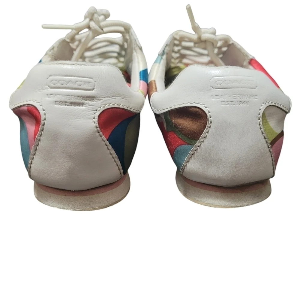 Coach Kirby Colorful Closed Shoes Size 5.5 - Picture 3 of 8